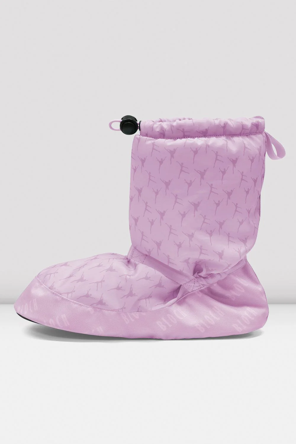 Adult Ballerina Print Warm Up Booties - Image 2