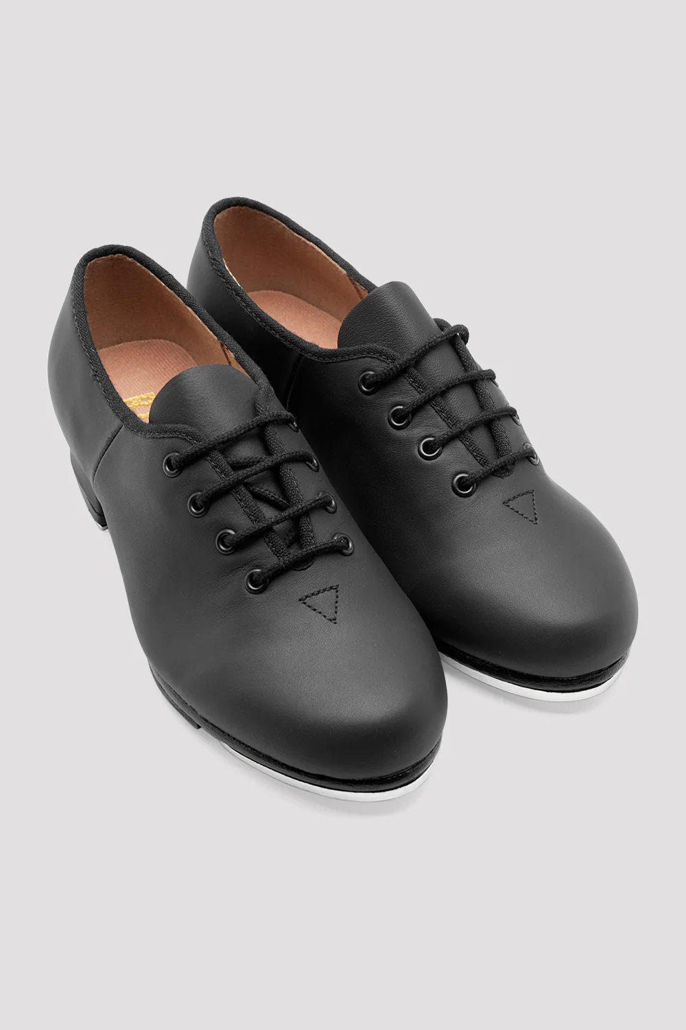 Childrens Jazz Tap Leather Tap Shoes - Image 6