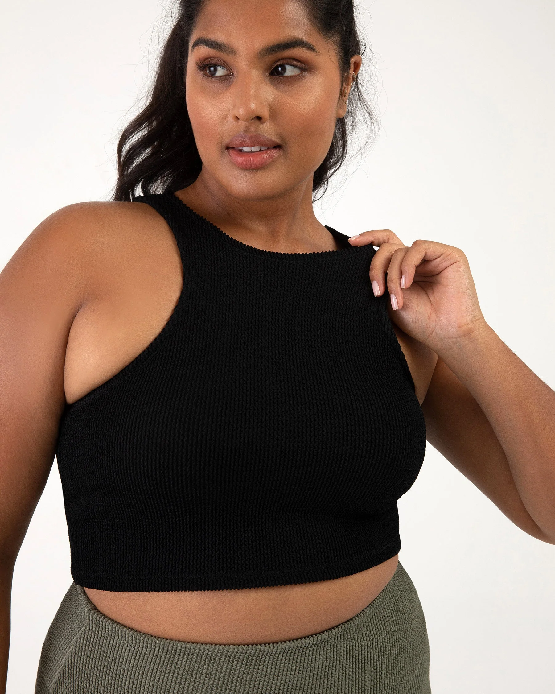 Crinkle Racer Tank - Image 5