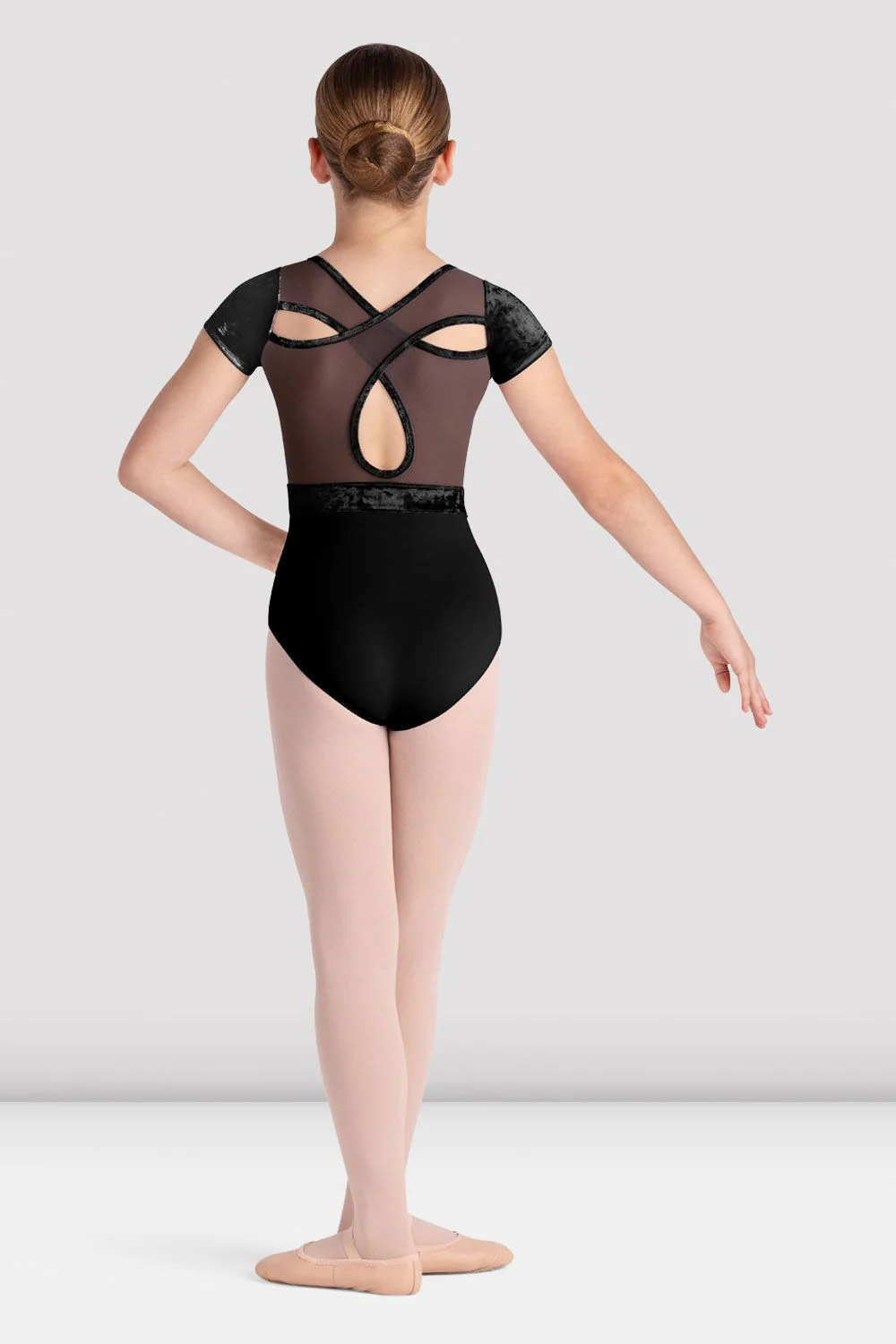 Girls Amelia Cap Sleeve Leotard - Image 2