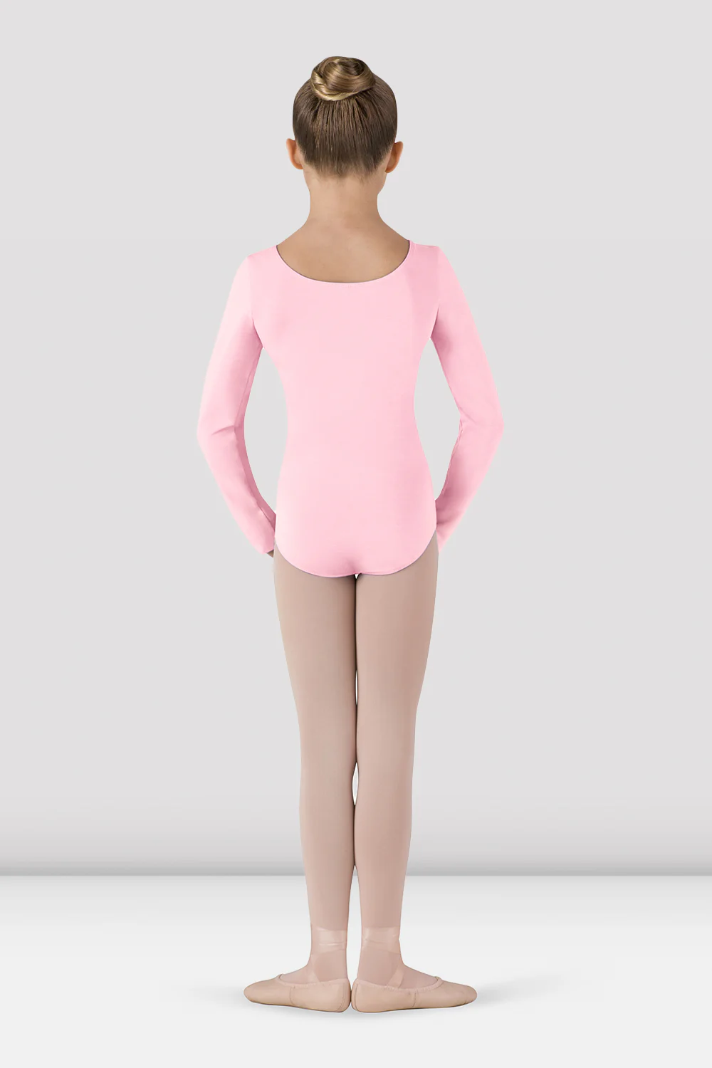 Girls Basic Long Sleeve Leotard - Image 2