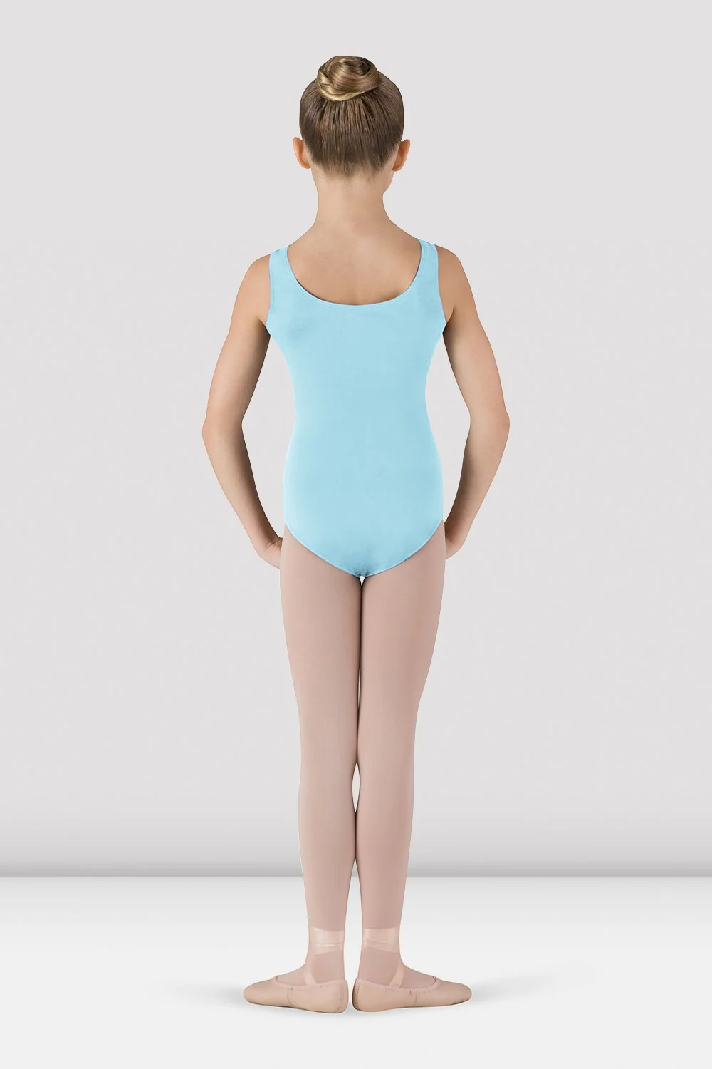 Girls Basic Round Neck Tank Leotard - Image 2