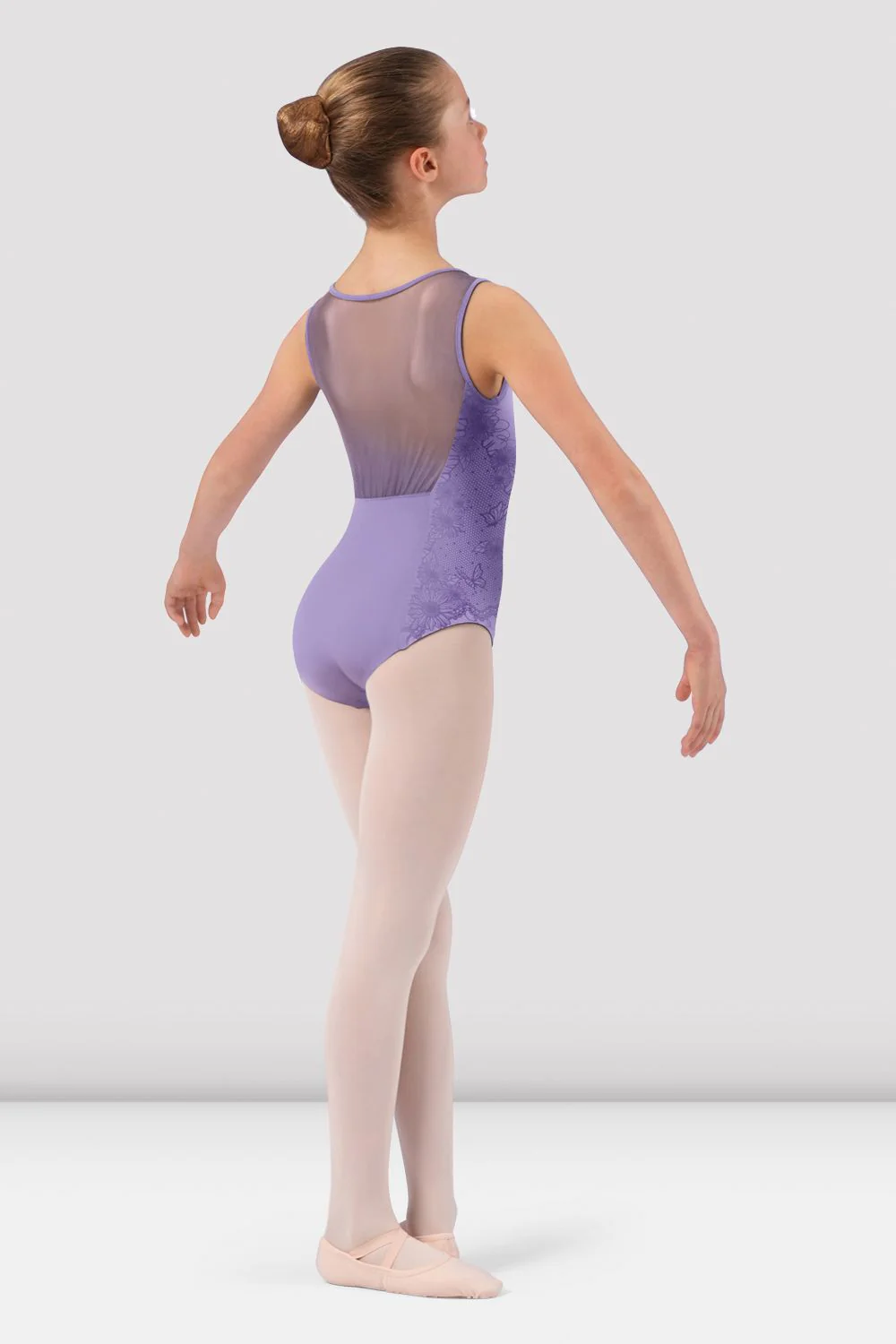 Girls Briar Sweetheart Neck Leotard - Image 2