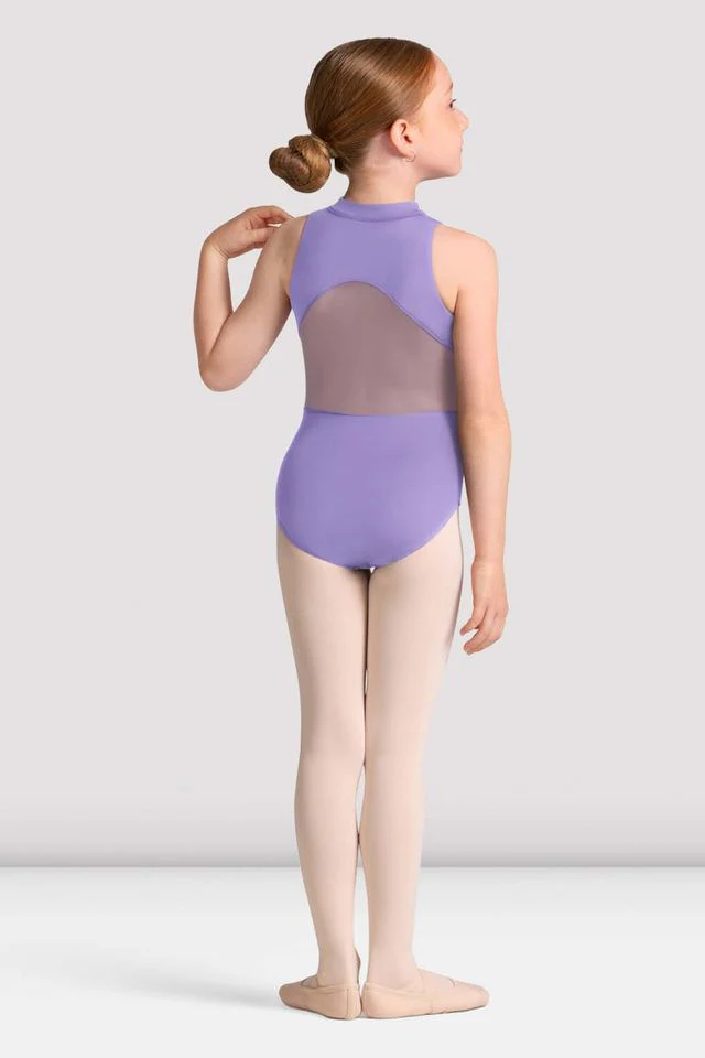 Girls Cayla Zip Front Leotard - Image 2