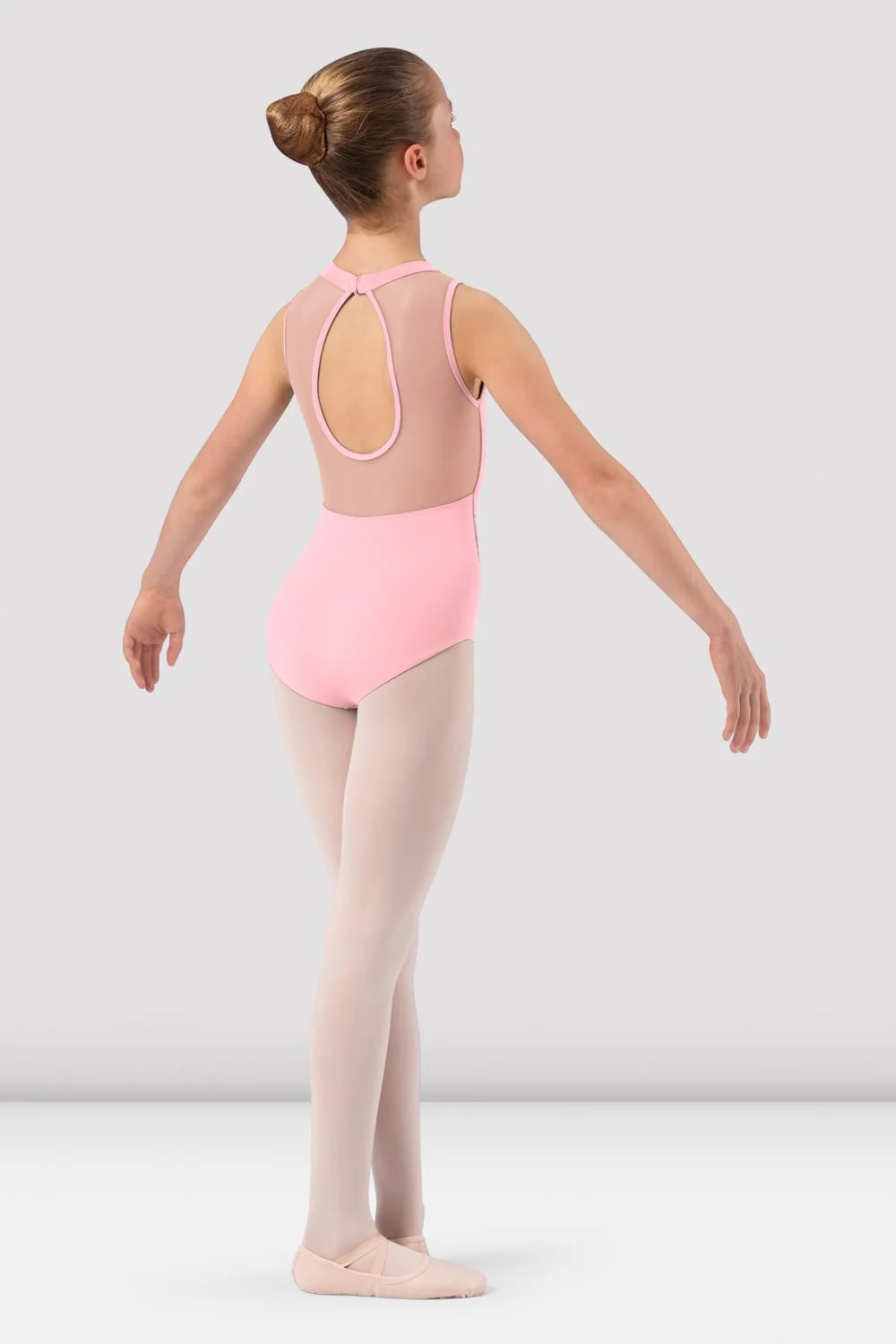 Girls Claire High Neck Leotard - Image 2