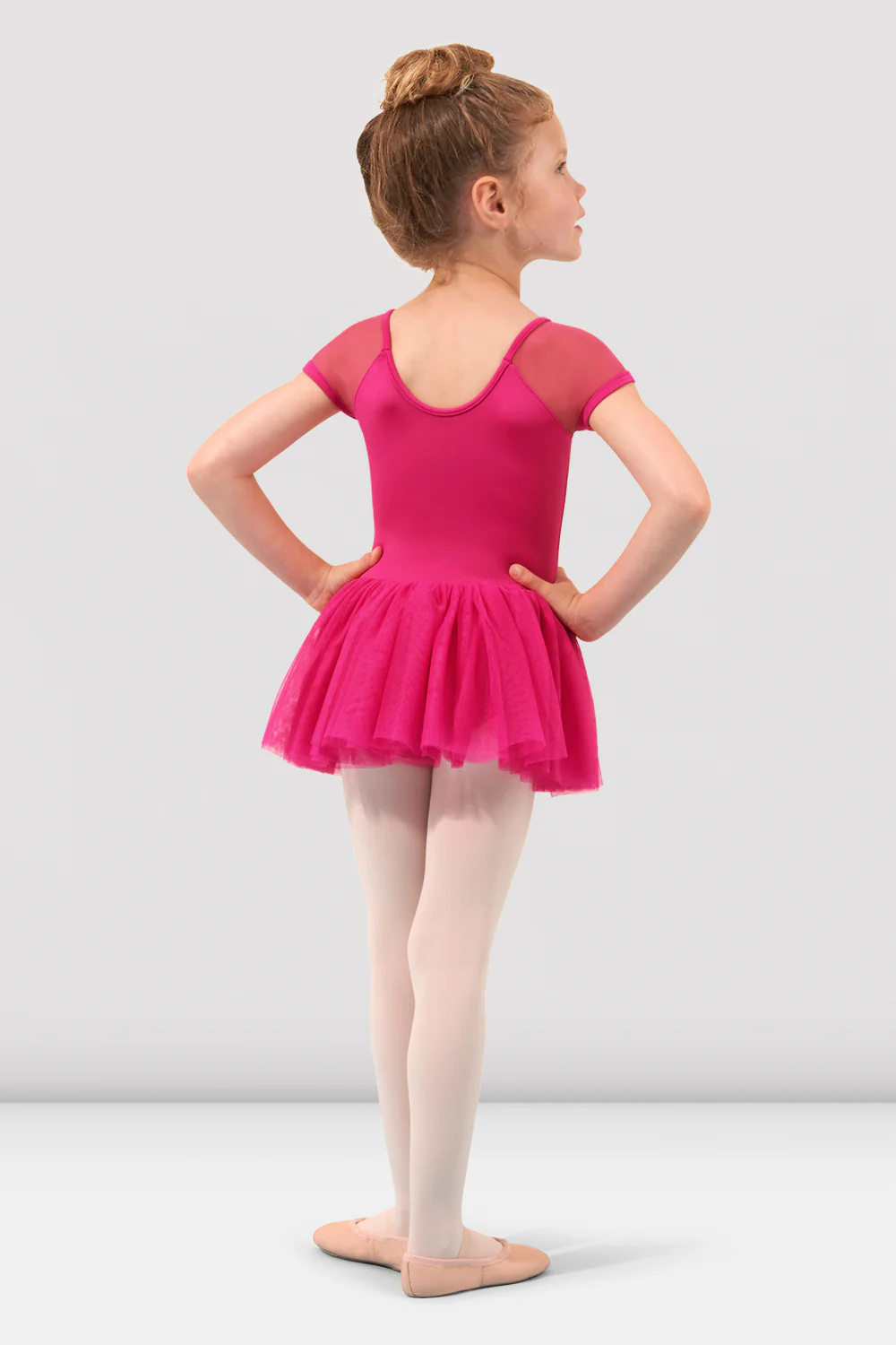 Girls Dora Cap Sleeve Tutu Leotard - Image 2