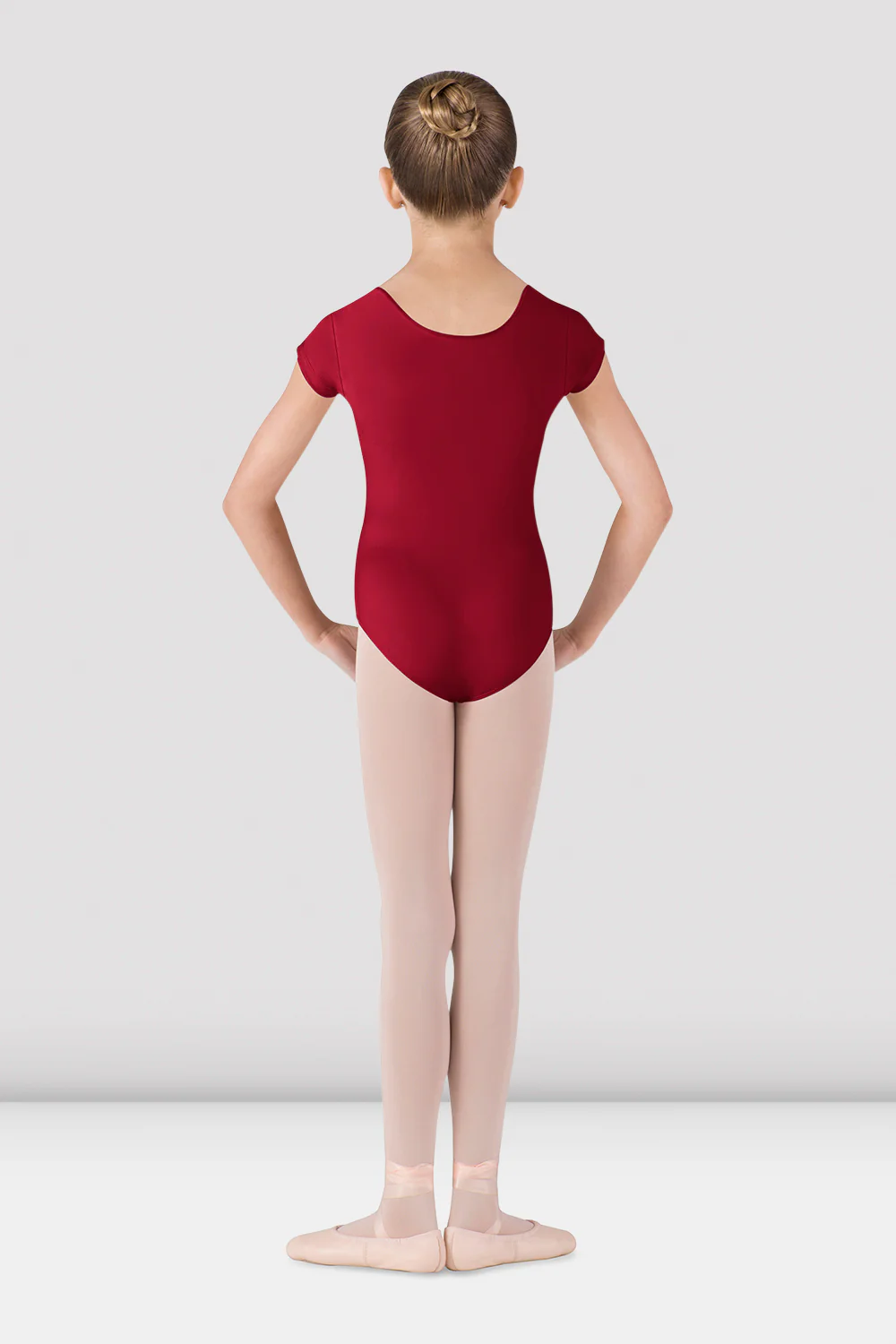 Girls Dujour Cap Sleeve Leotard - Image 2