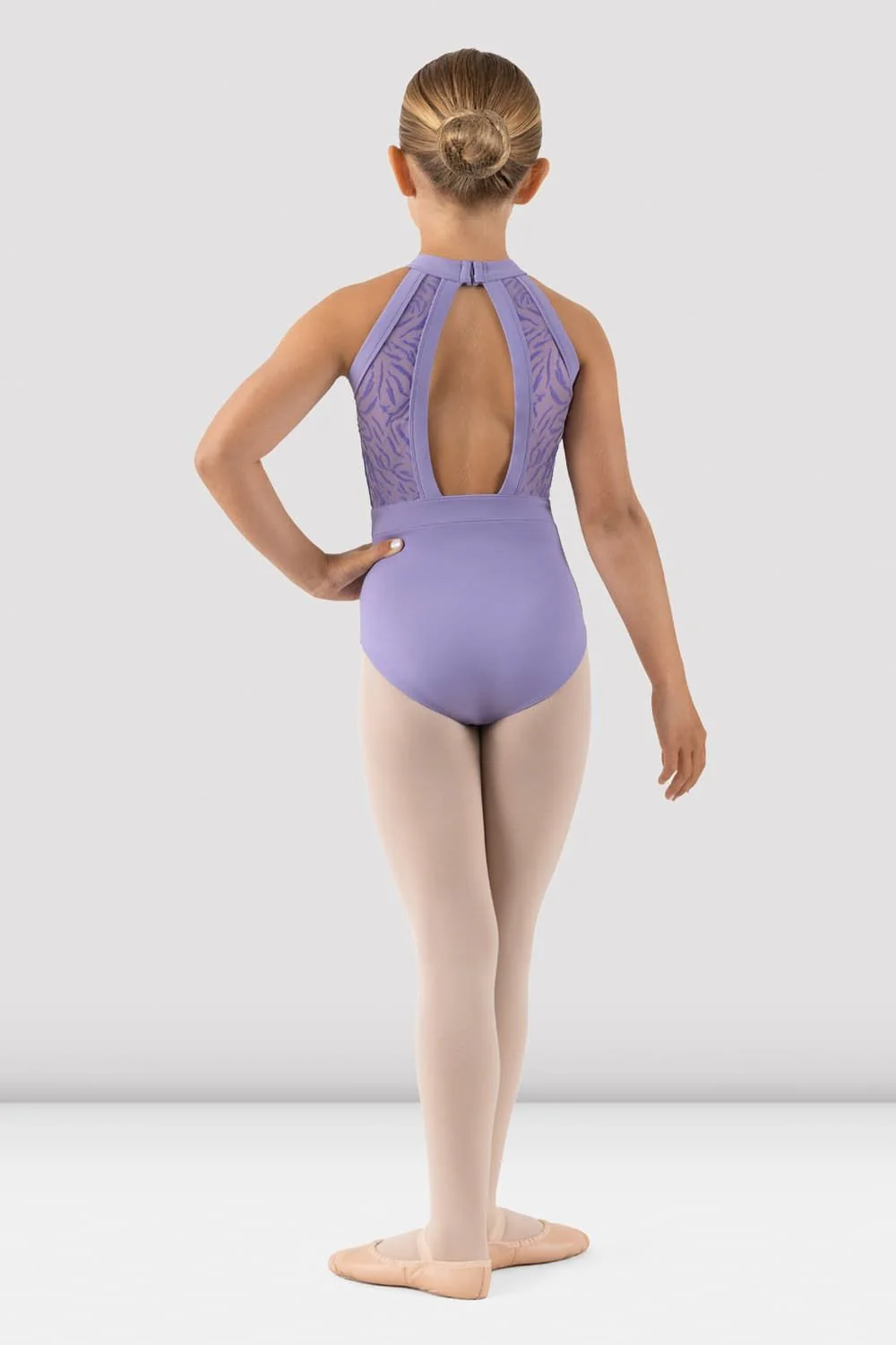Girls Ellie Halterneck Leotard - Image 2