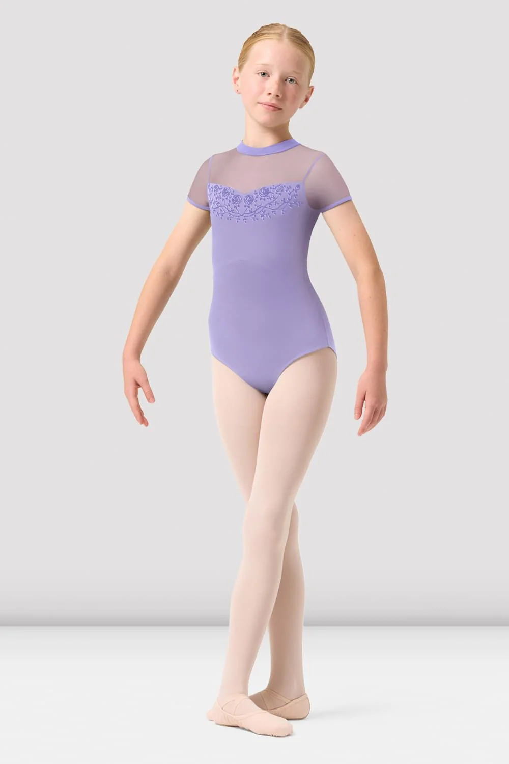 Girls Esmey Cap Sleeve Leotard