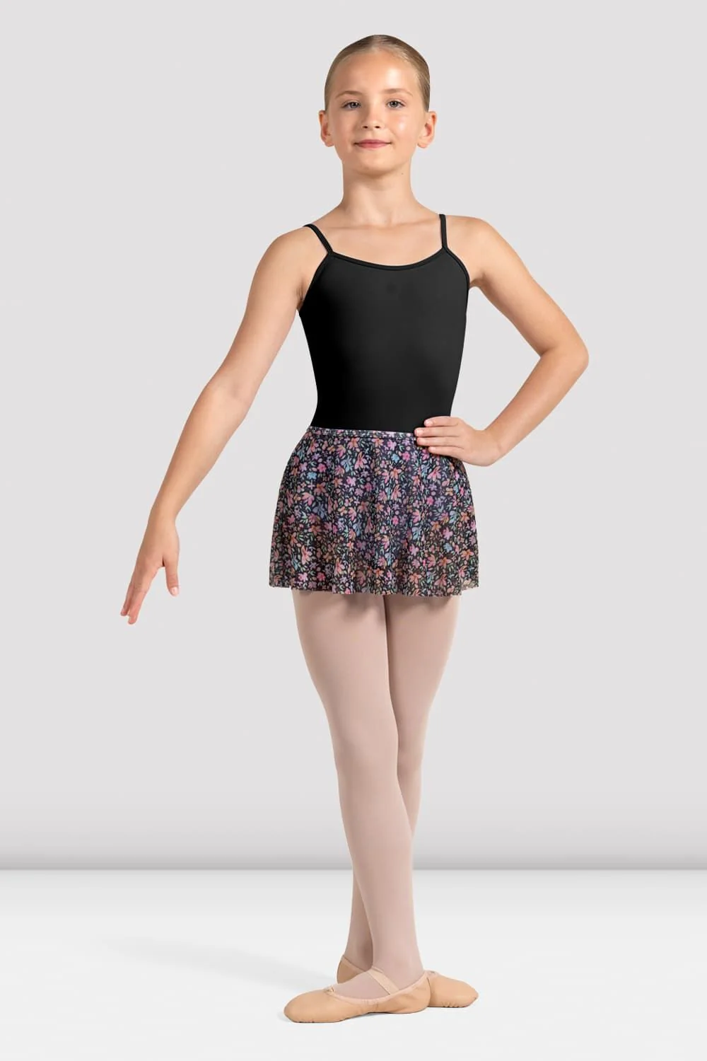 Girls Floral Printed Skirt - Image 2