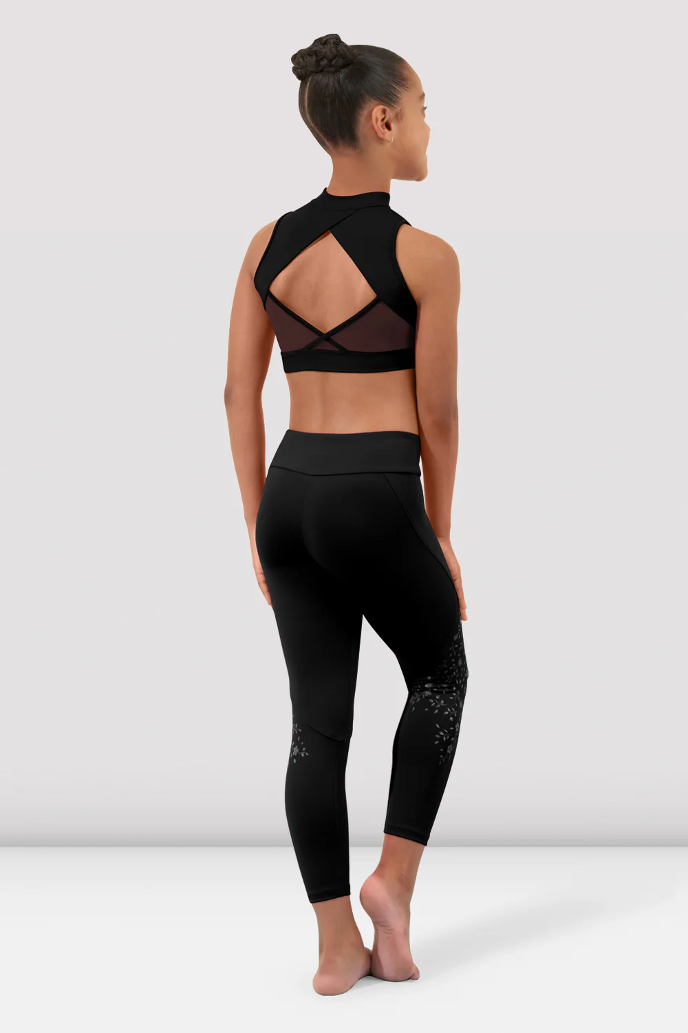 Girls Heidi Zipper Crop Top - Image 2