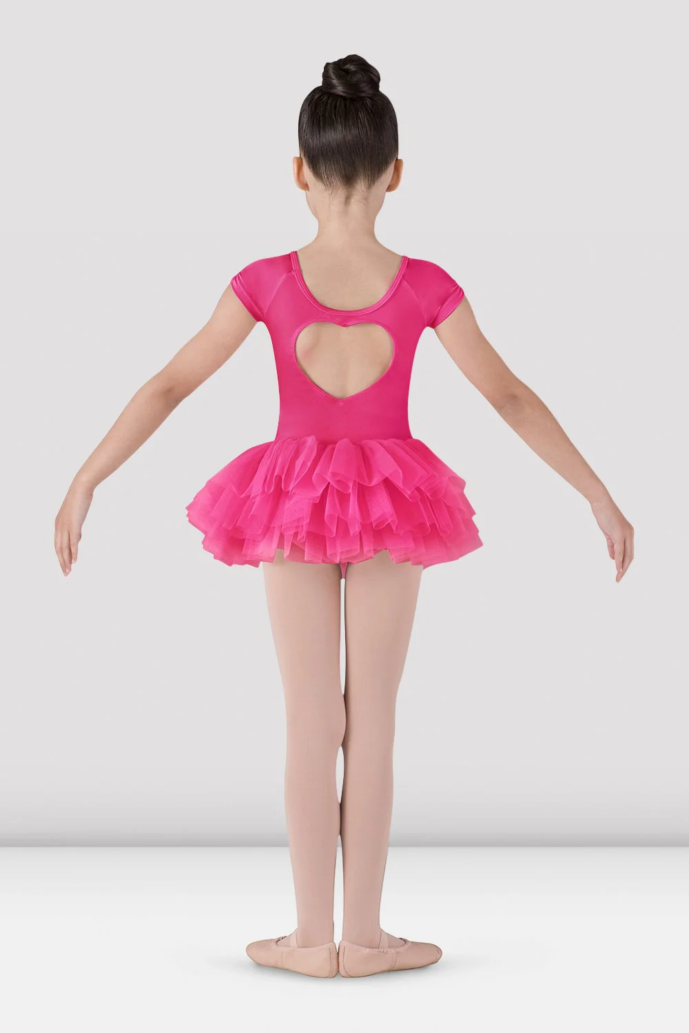 Girls Ife Heart Back Tutu Leotard - Image 2