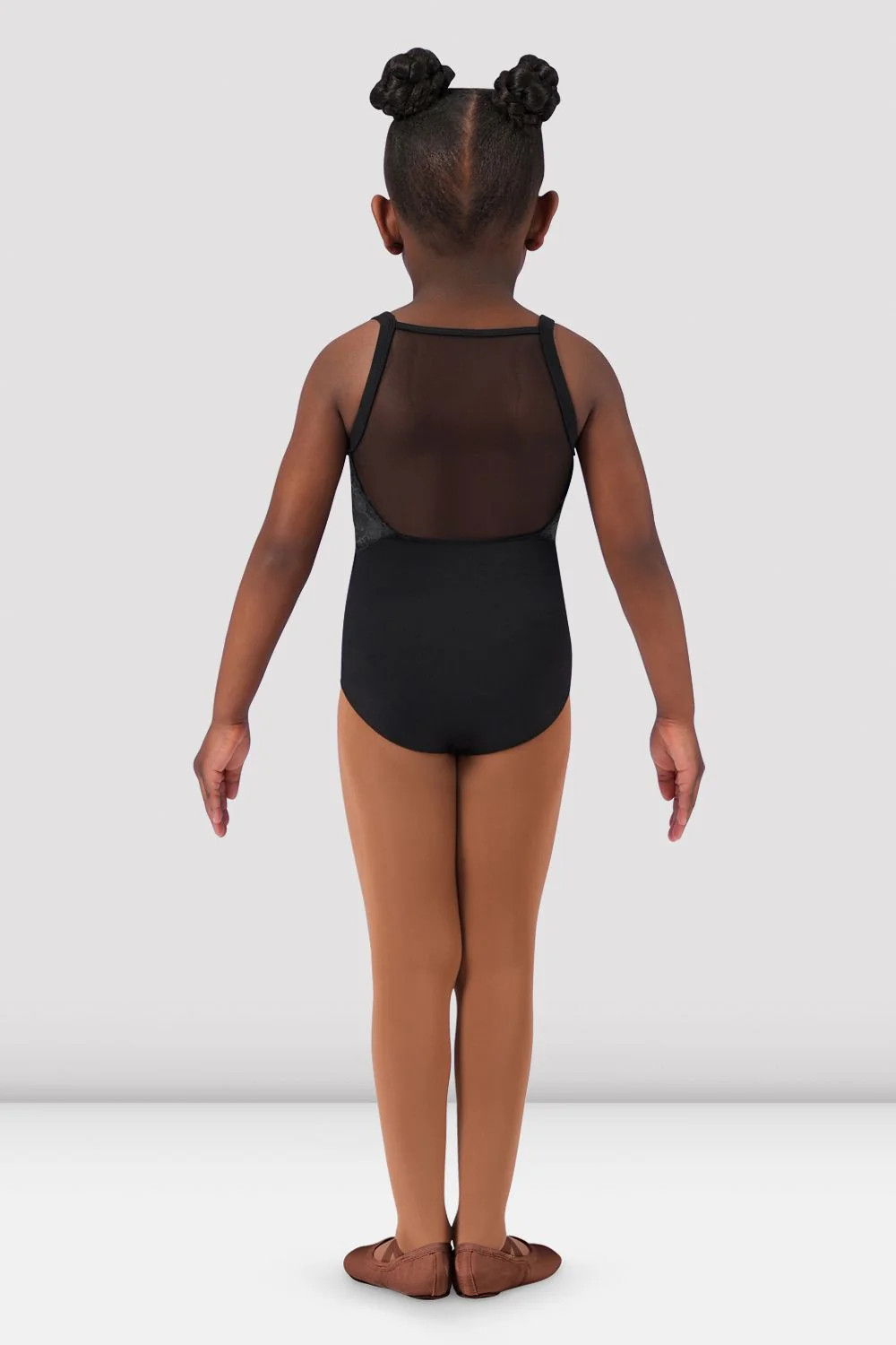 Girls Kendra Mesh Back Leotard - Image 2