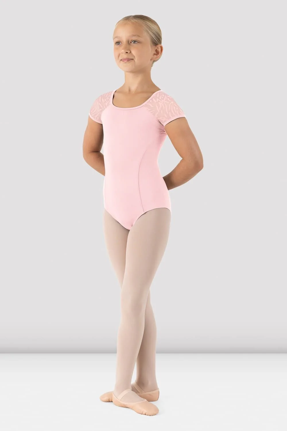 Girls Macy Cap Sleeve Leotard