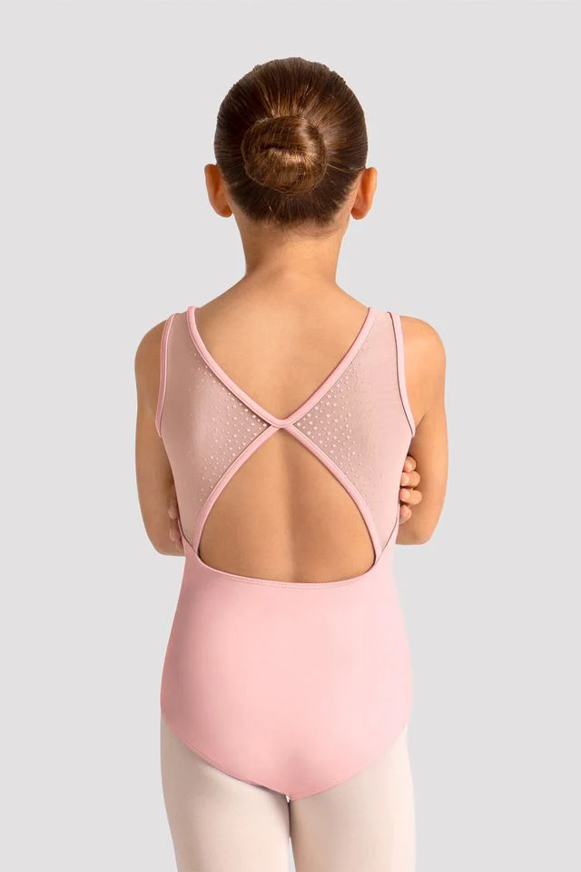 Girls Mirella Celestia Boat Neck Printed Leotard - Image 3