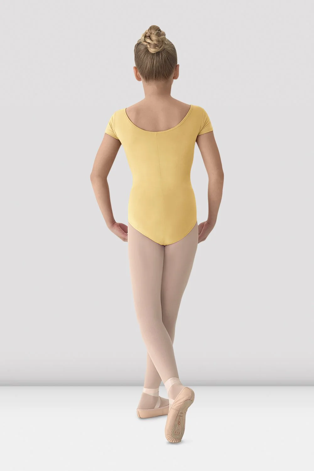 Girls Mirella Classic Short Sleeve Leotard - Image 2
