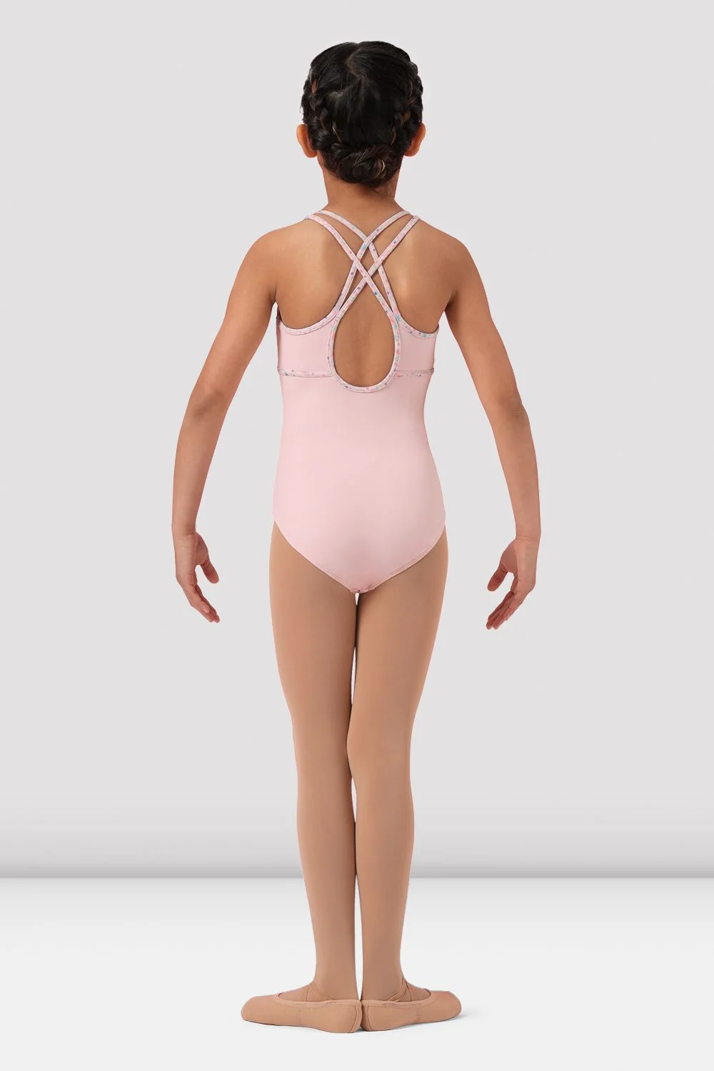 Girls Mirella Ditsy Floral Camisole Leotard - Image 2