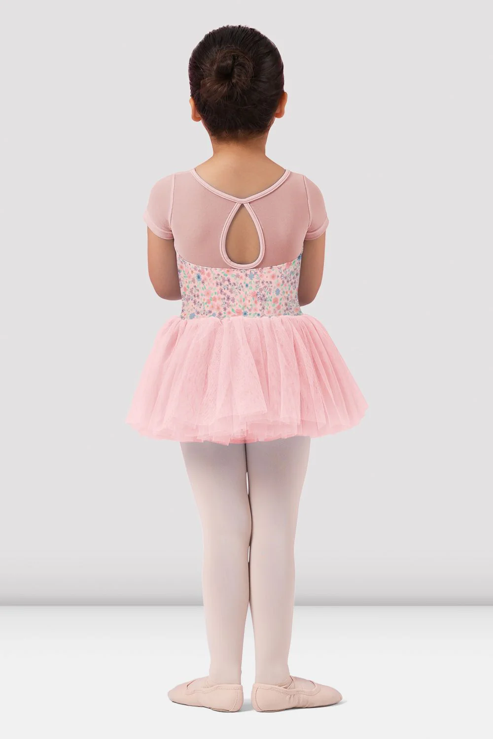 Girls Mirella Ditsy Floral Cap Sleeve Tutu Dress - Image 2