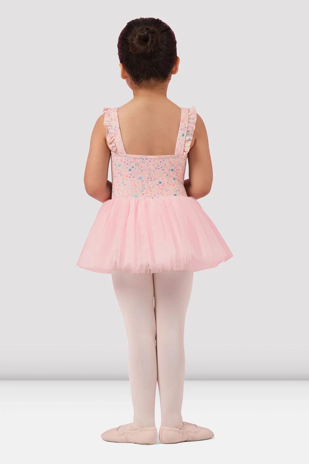 Girls Mirella Ditsy Floral Wide Strap Tutu Dress - Image 2