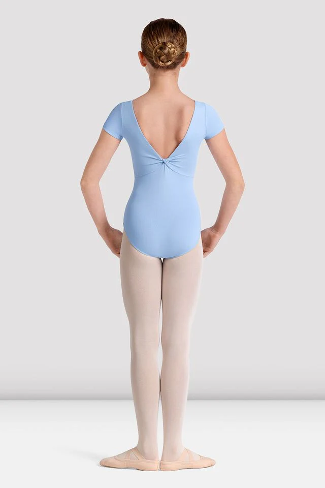 Girls Mirella Kaleidoscope Plain Boat Neck Leotard - Image 3