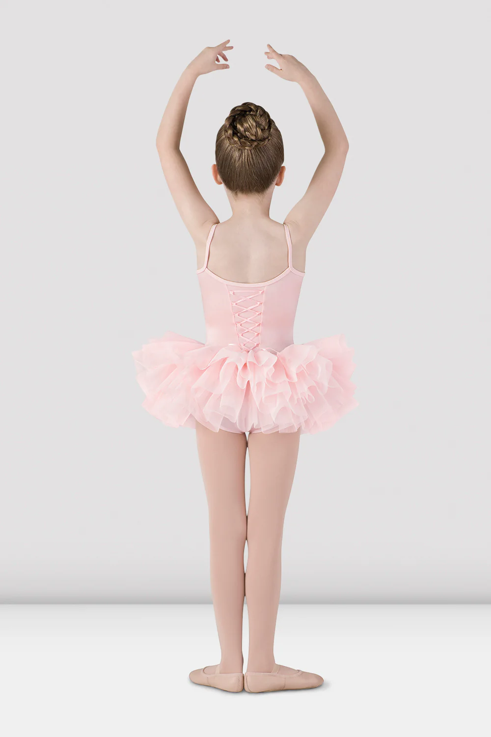 Girls Mirella Lace Up Back Tutu Dress - Image 2