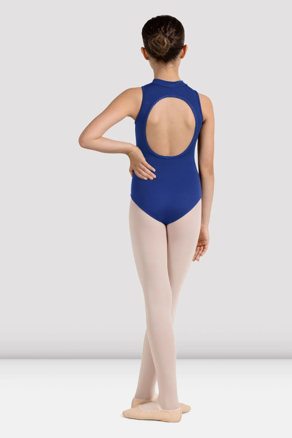 Girls Mirella Miami Zip Front Leotard - Image 2