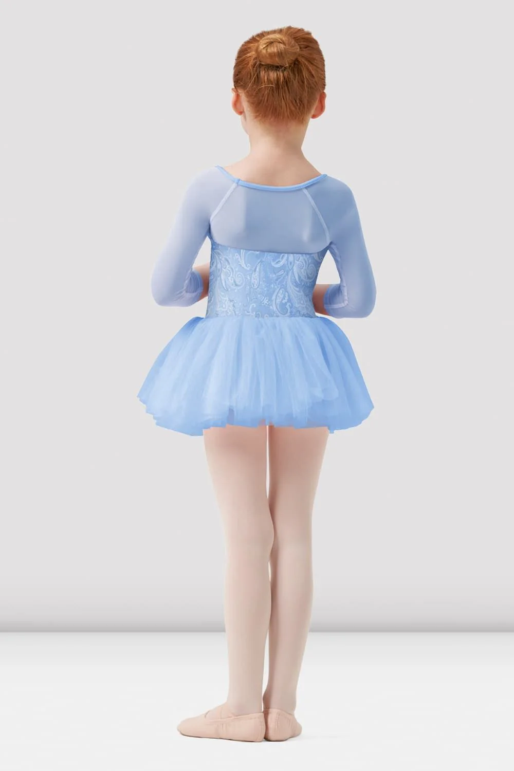 Girls Mirella Paisley 3/4 Sleeve Tutu Dress - Image 2