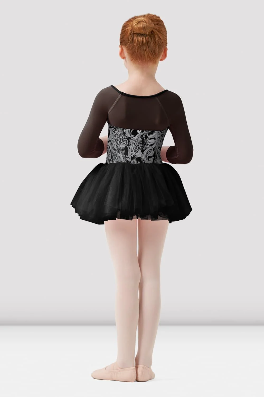 Girls Mirella Paisley 3/4 Sleeve Tutu Dress - Image 2