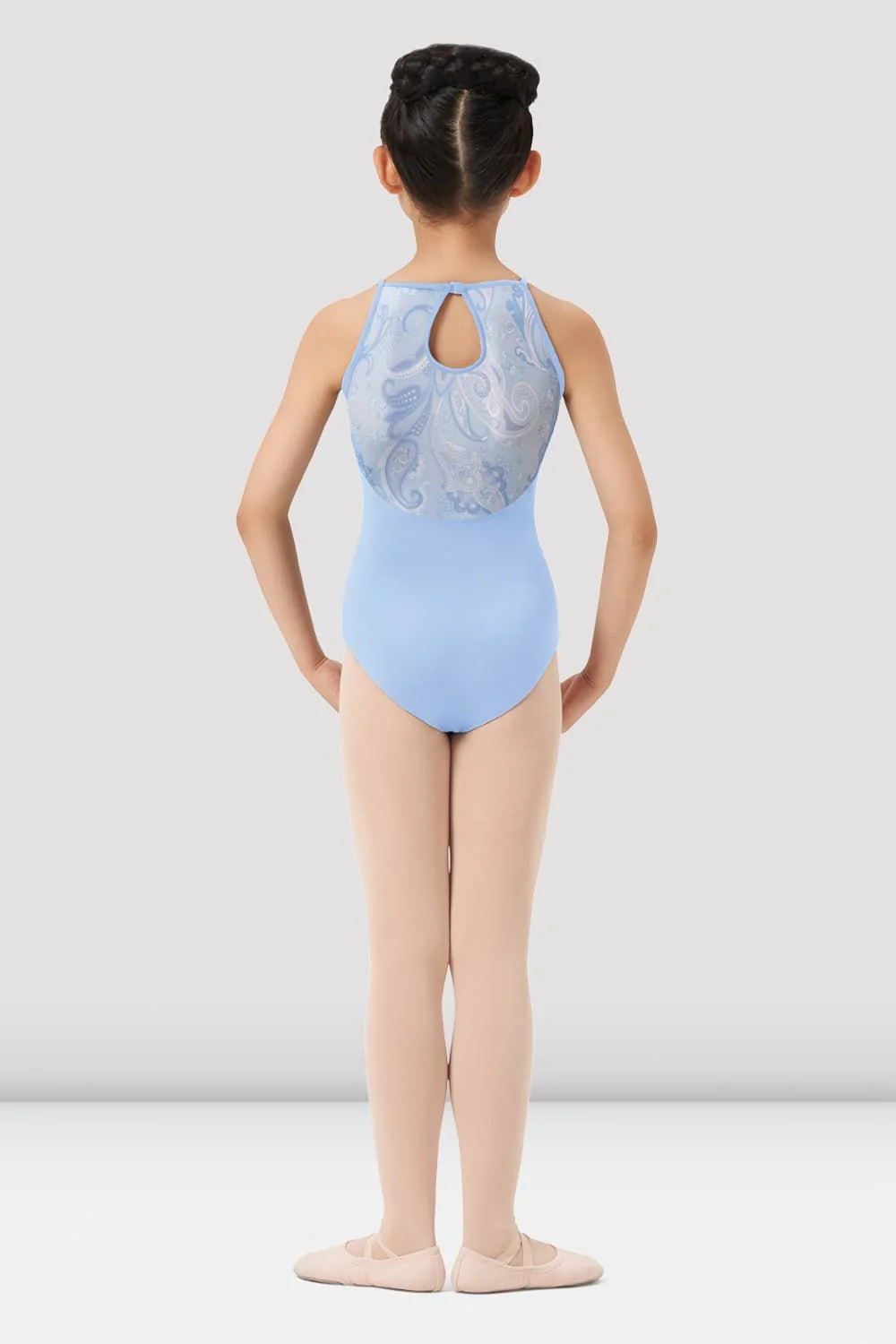 Girls Mirella Paisley Halterneck Leotard - Image 2