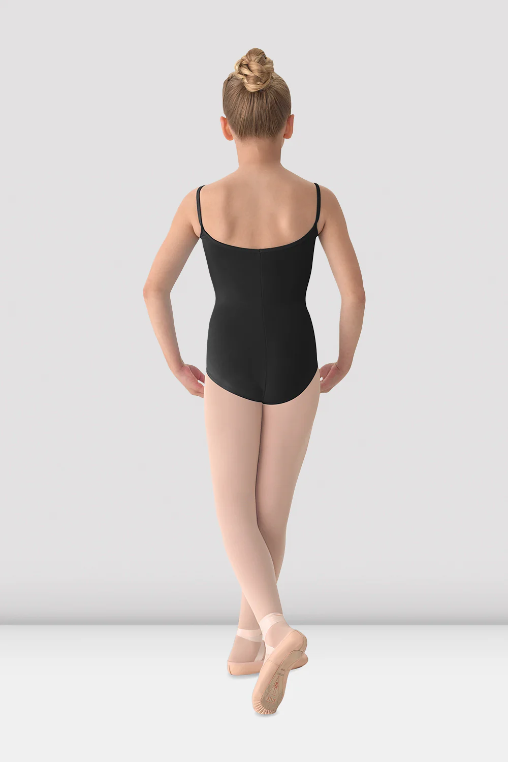 Girls Mirella Princess Seam V Front Camisole Leotard - Image 2