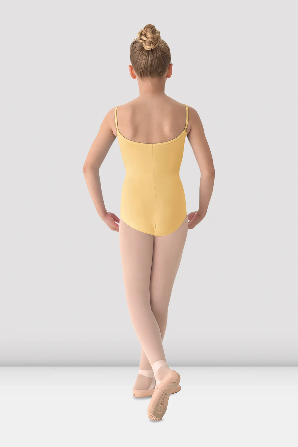 Girls Mirella Princess Seam V Front Camisole Leotard - Image 2