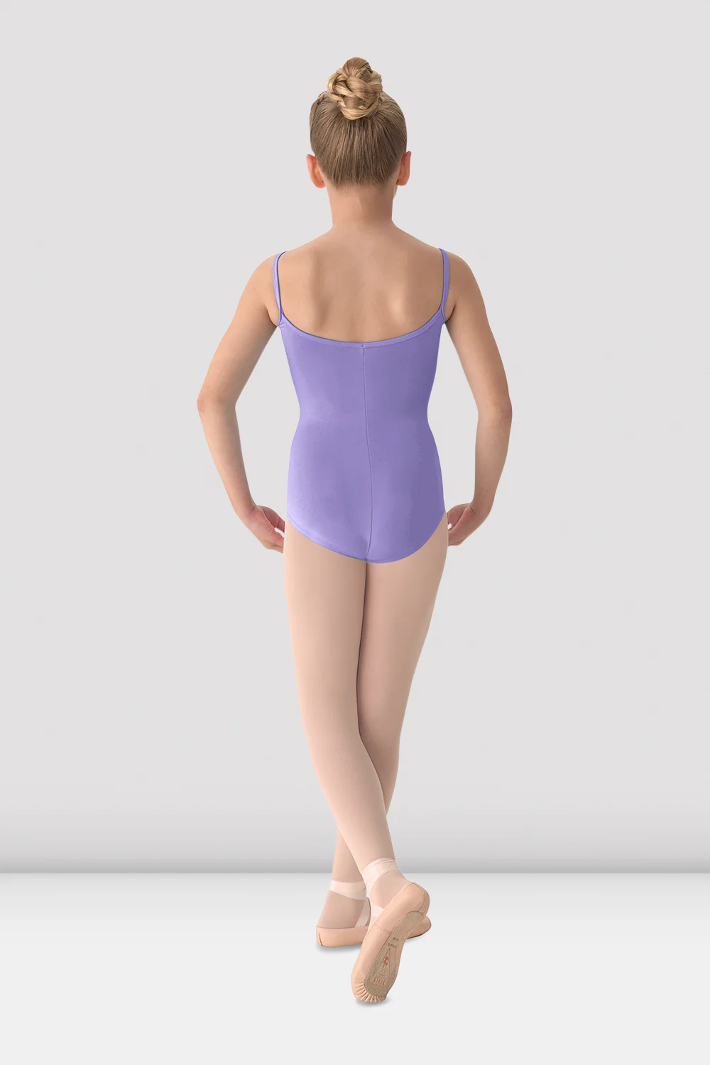 Girls Mirella Princess Seam V Front Camisole Leotard - Image 2