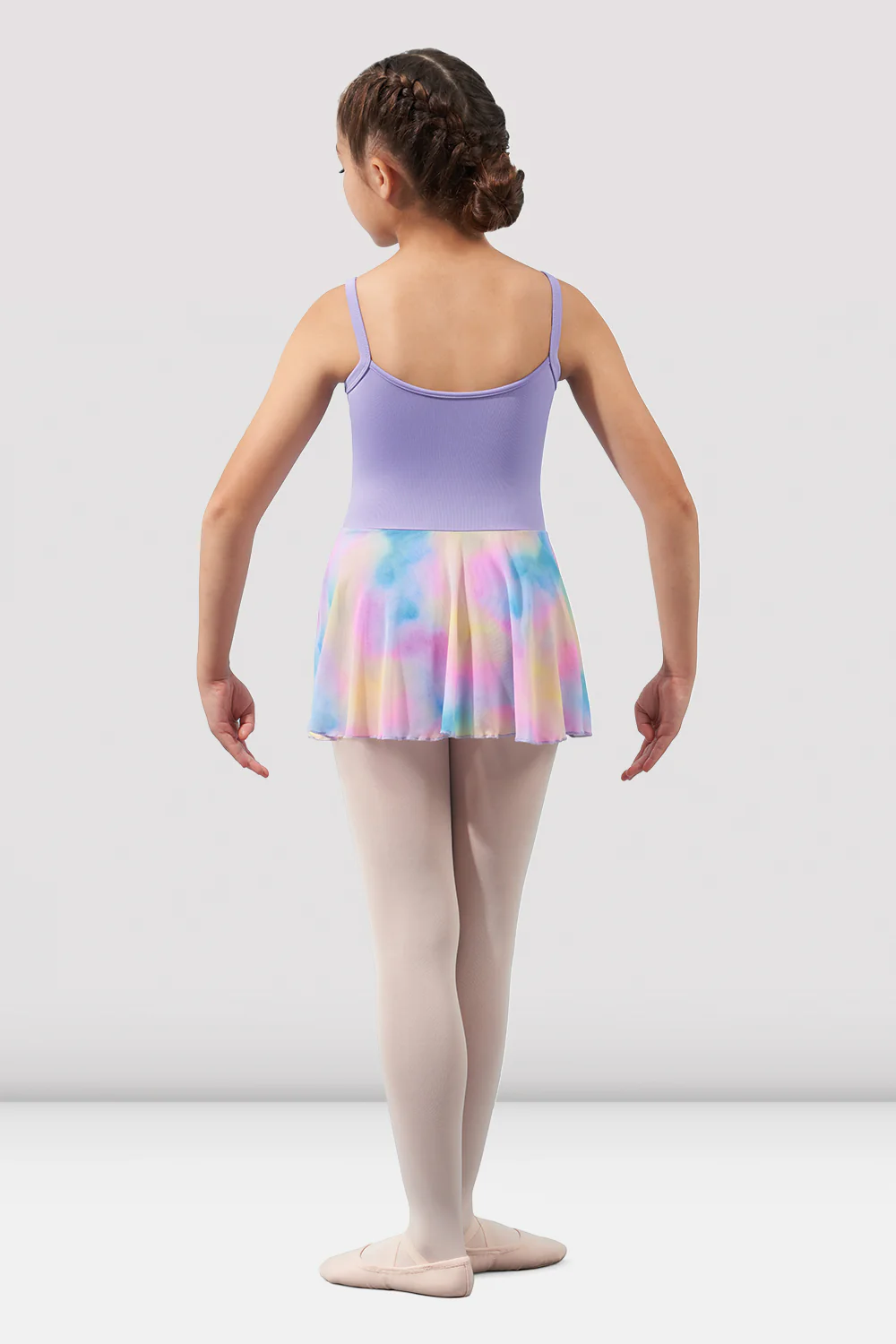 Girls Mirella Watercolor Camisole Skirted Leotard - Image 2