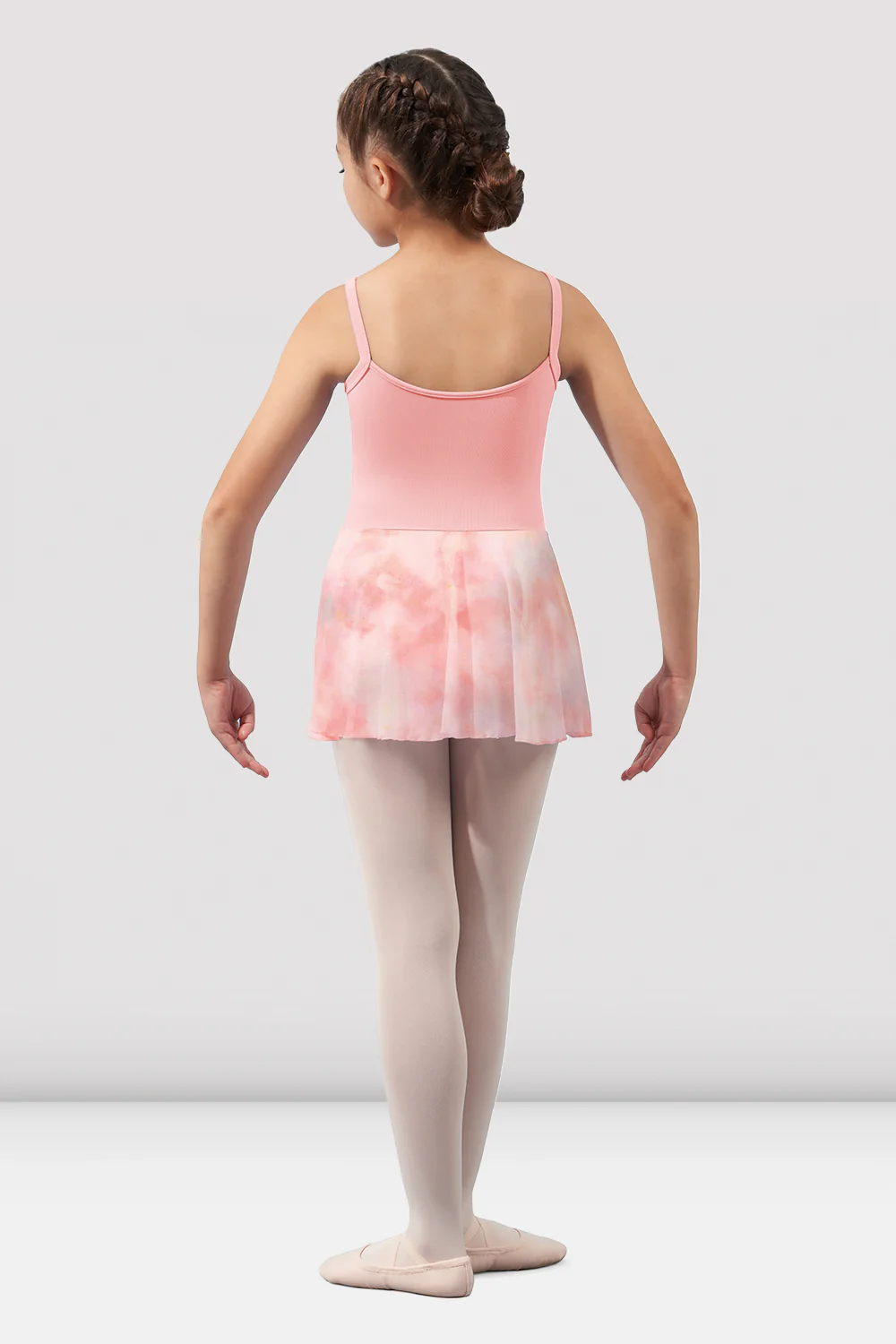 Girls Mirella Watercolor Camisole Skirted Leotard - Image 2