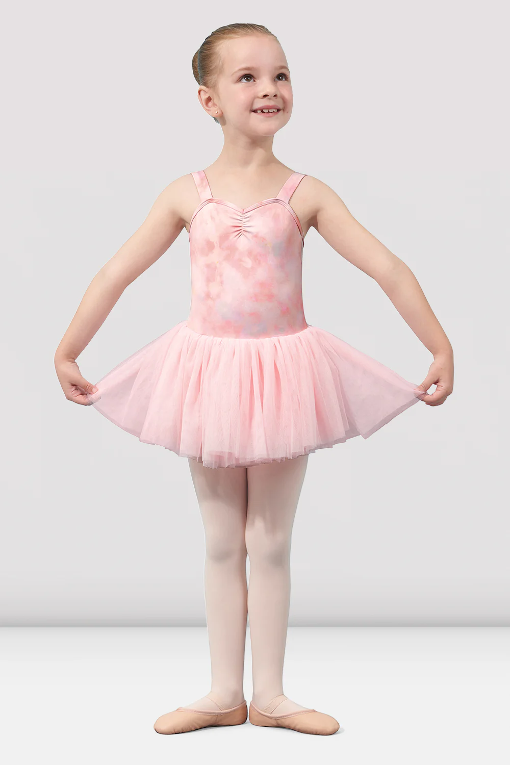Girls Mirella Watercolor Sweetheart Tutu Dress