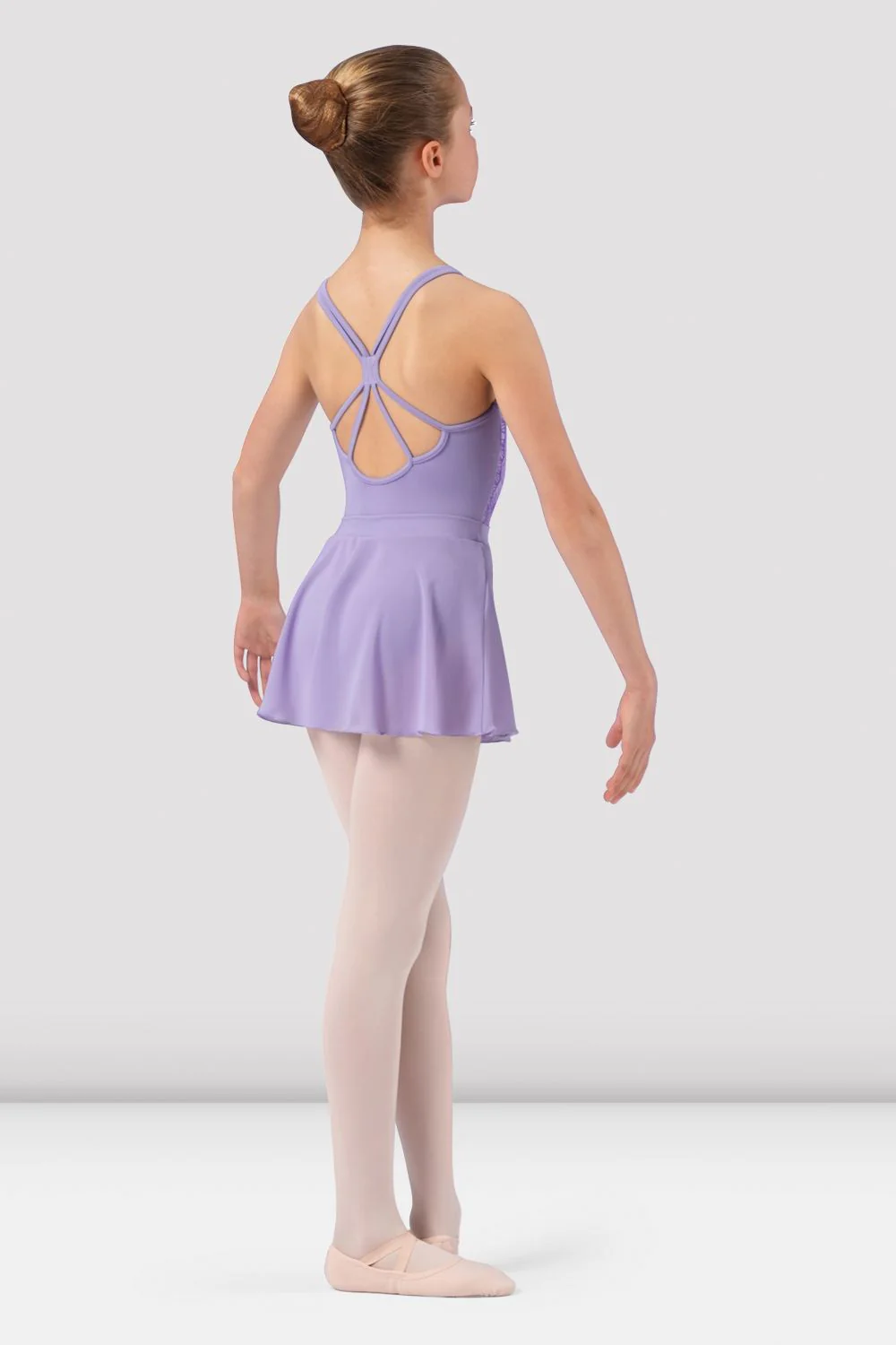 Girls Penelope Scoop Neck Skirted Leotard - Image 2