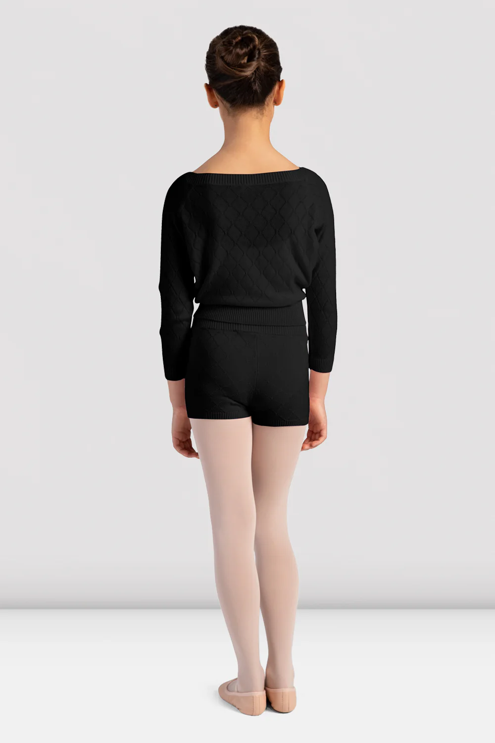 Girls Posie Knit Cropped Sweater - Image 2