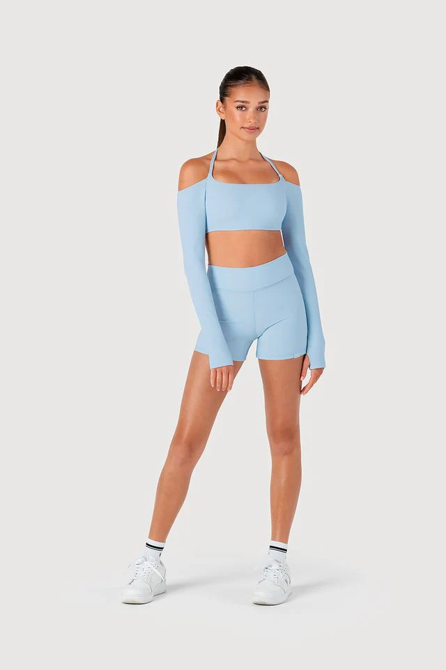 Girls Rib Bolero Crop Top - Image 3