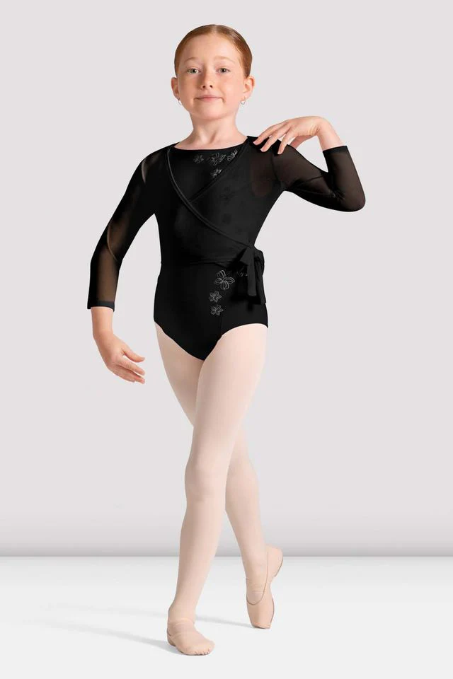 Girls Rolanda Long Sleeve Wrap Top