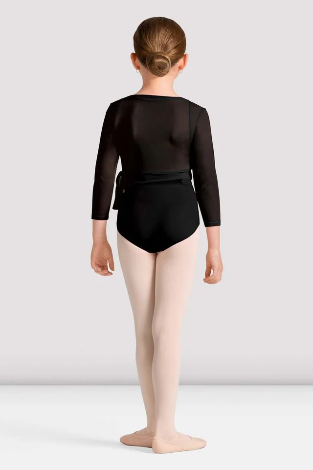 Girls Rolanda Long Sleeve Wrap Top - Image 2