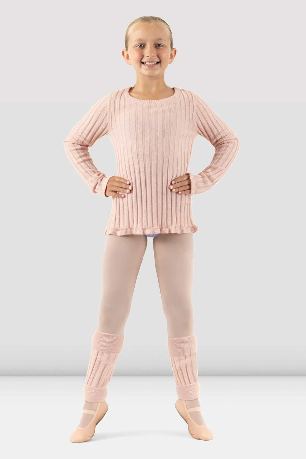 Girls Rose Twist Back Sweater