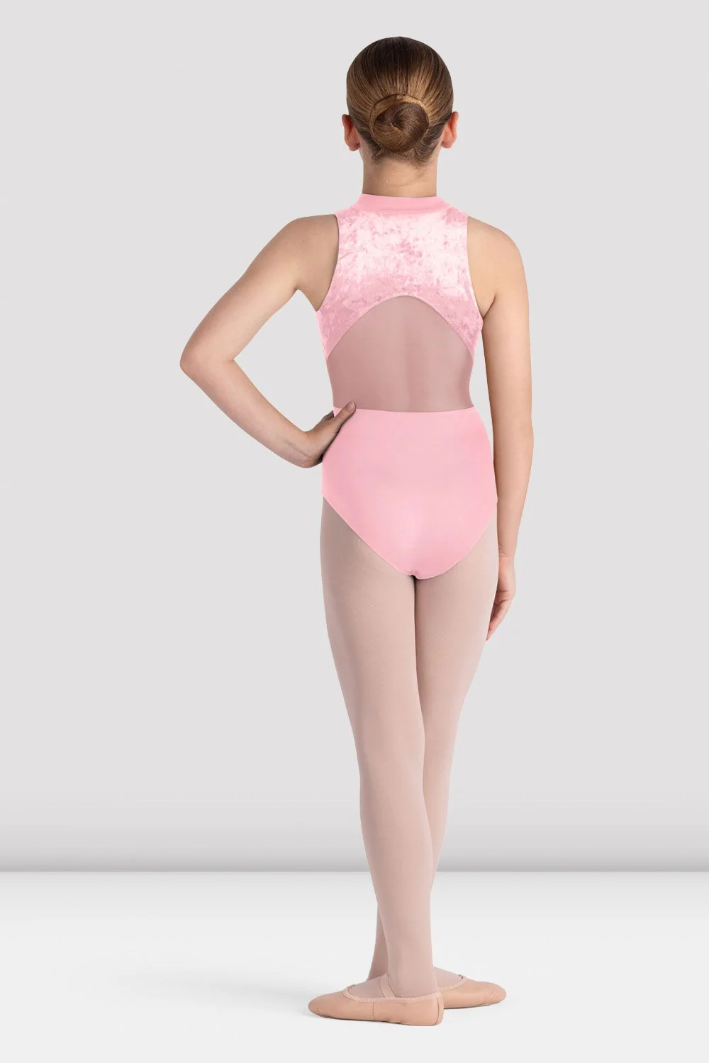 Girls Tanya Zip Front Leotard - Image 2