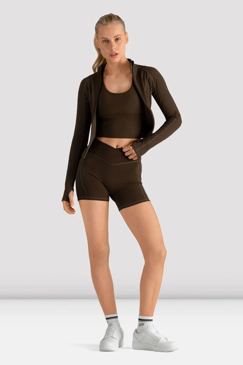 Ladies Apex Wrap Waist Short - Image 3