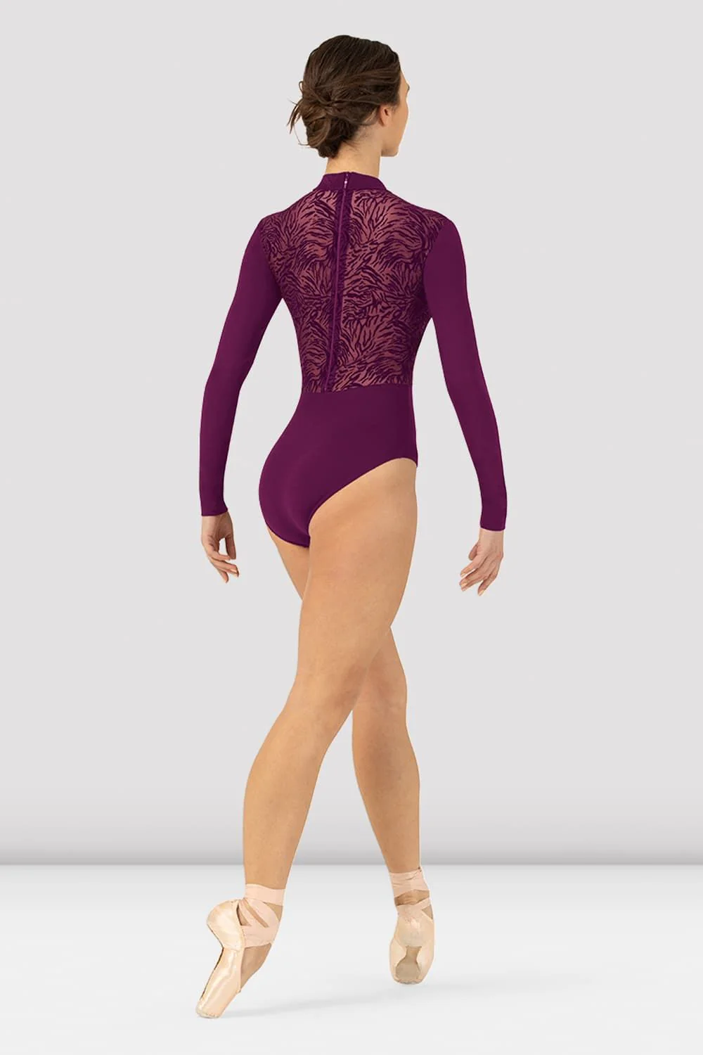 Ladies Blanche Long Sleeve Leotard - Image 2
