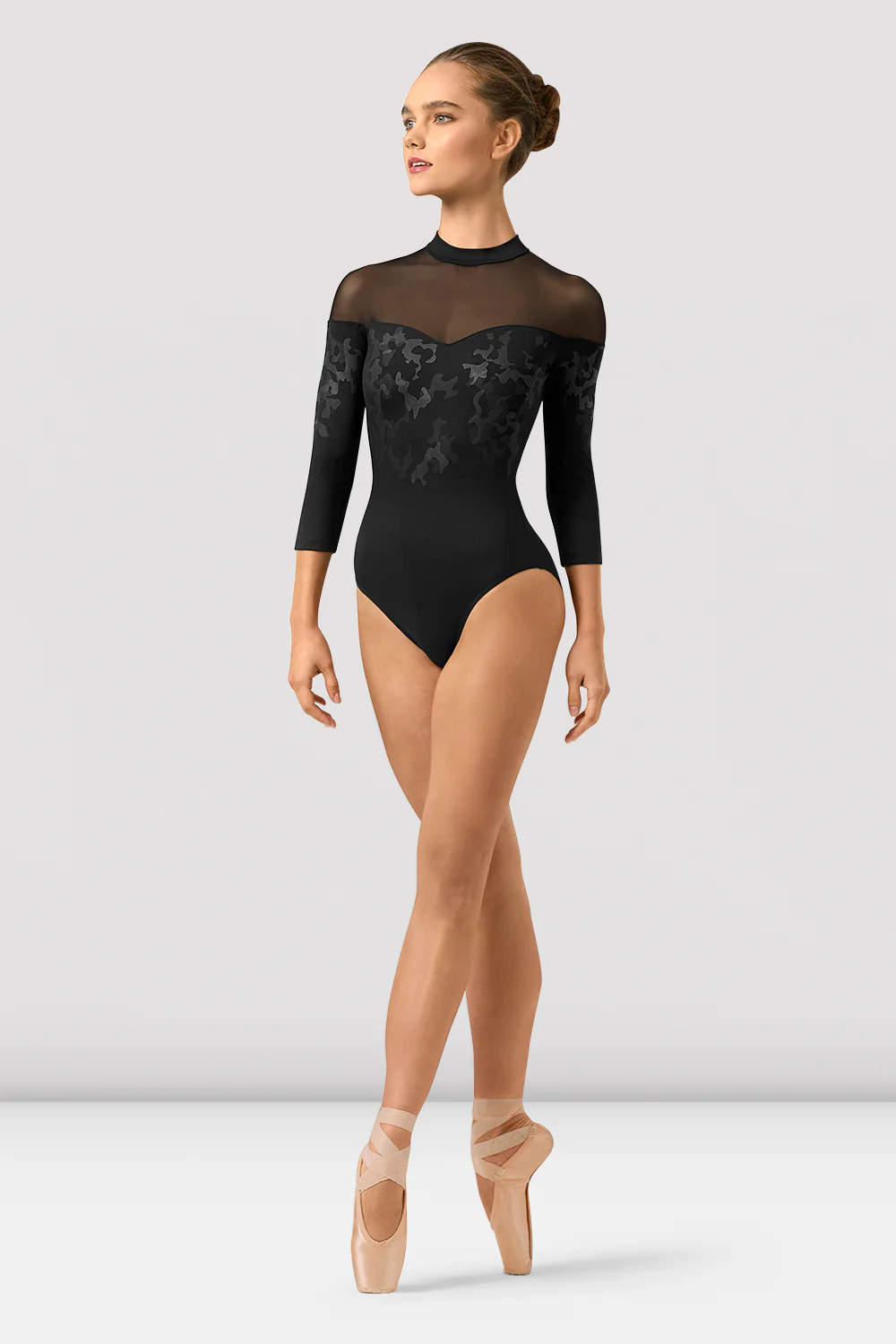 Ladies Boutique Mirage Print Long Sleeve Leotard