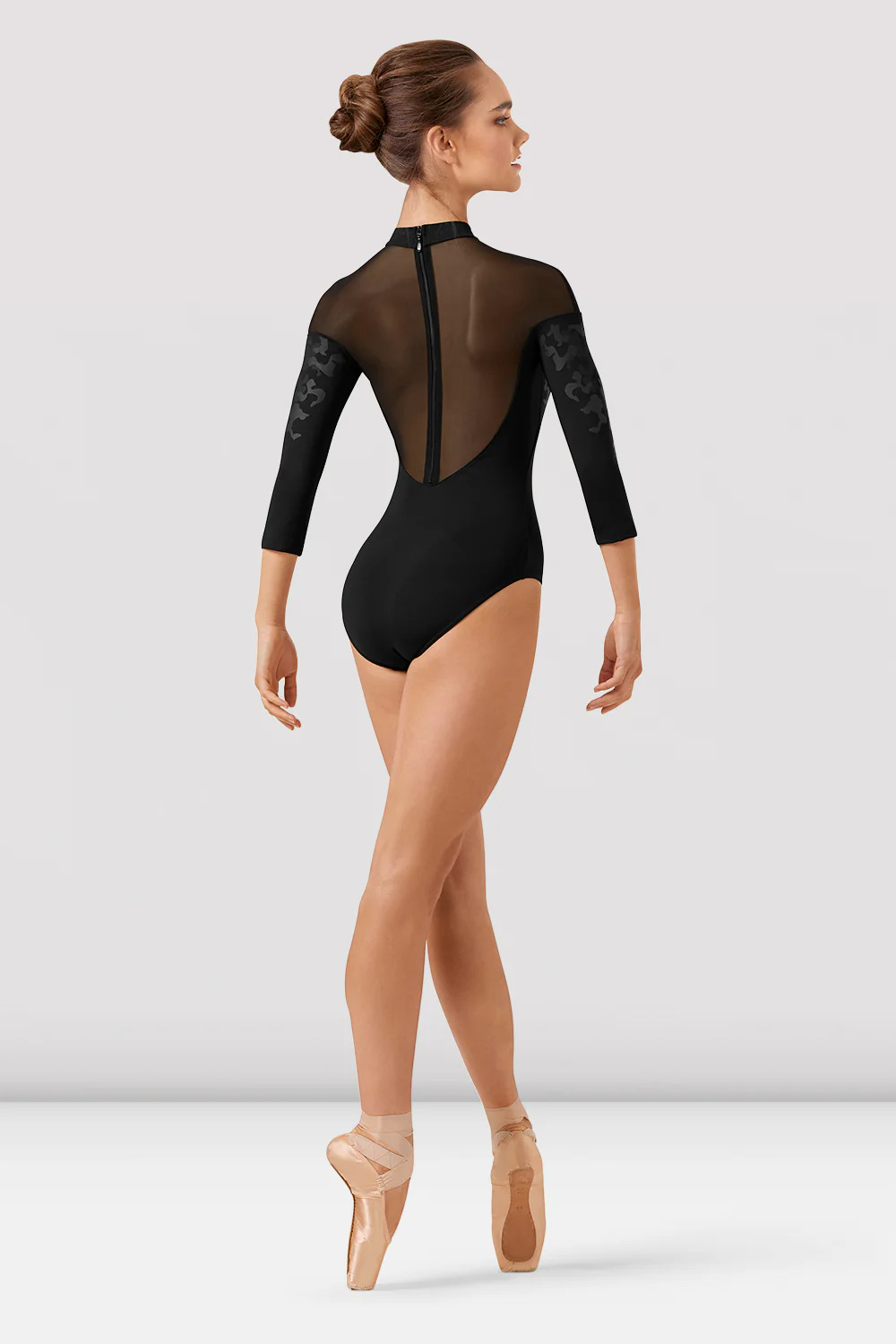Ladies Boutique Mirage Print Long Sleeve Leotard - Image 2