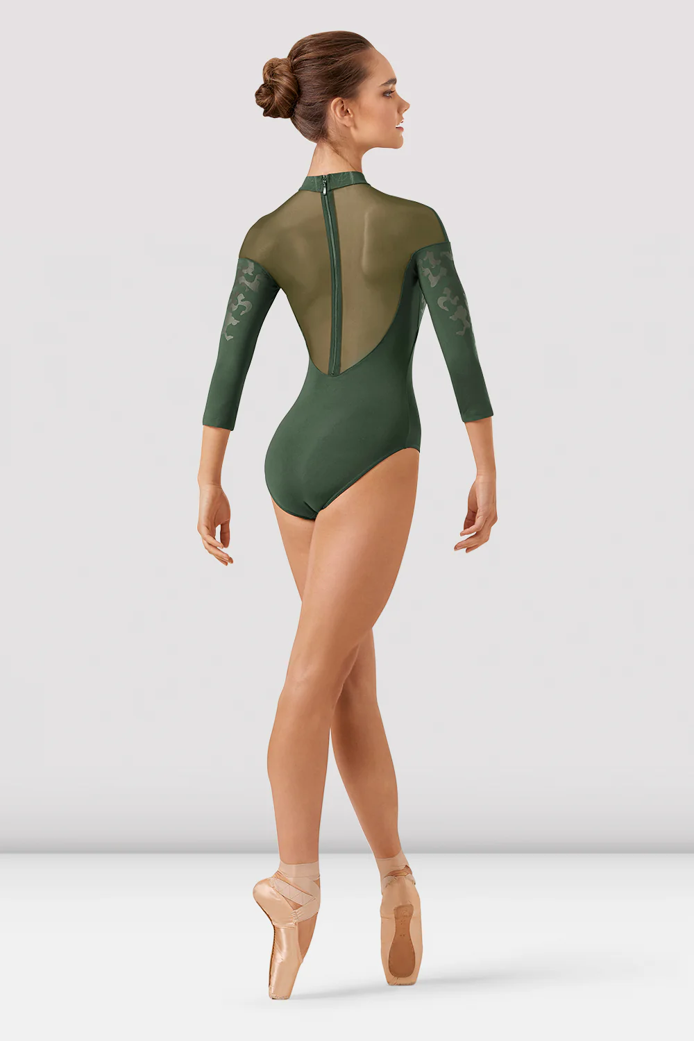 Ladies Boutique Mirage Print Long Sleeve Leotard - Image 2