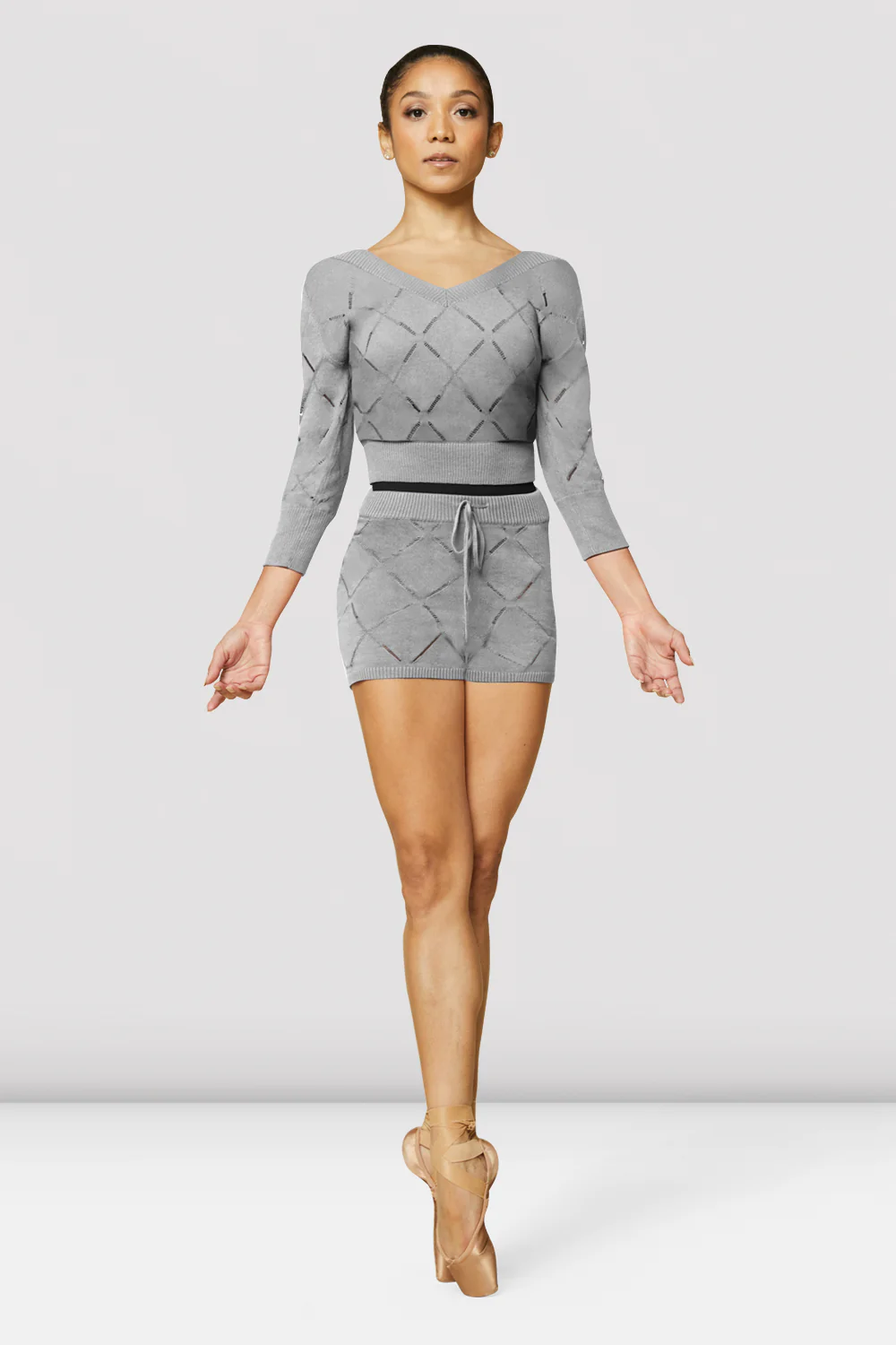 Ladies Finola Knit Ribbed Short