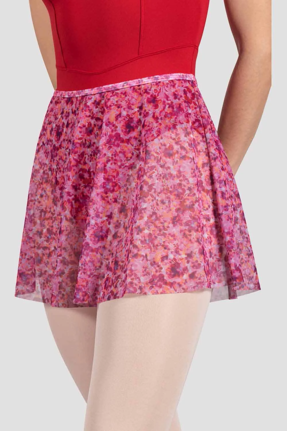 Ladies Floral Printed Skirt - Image 3