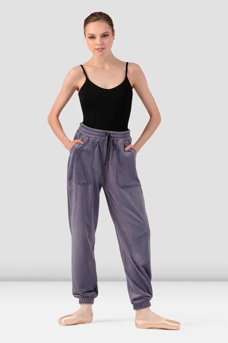 Ladies Gloria Velvet Sweatpant - Image 2